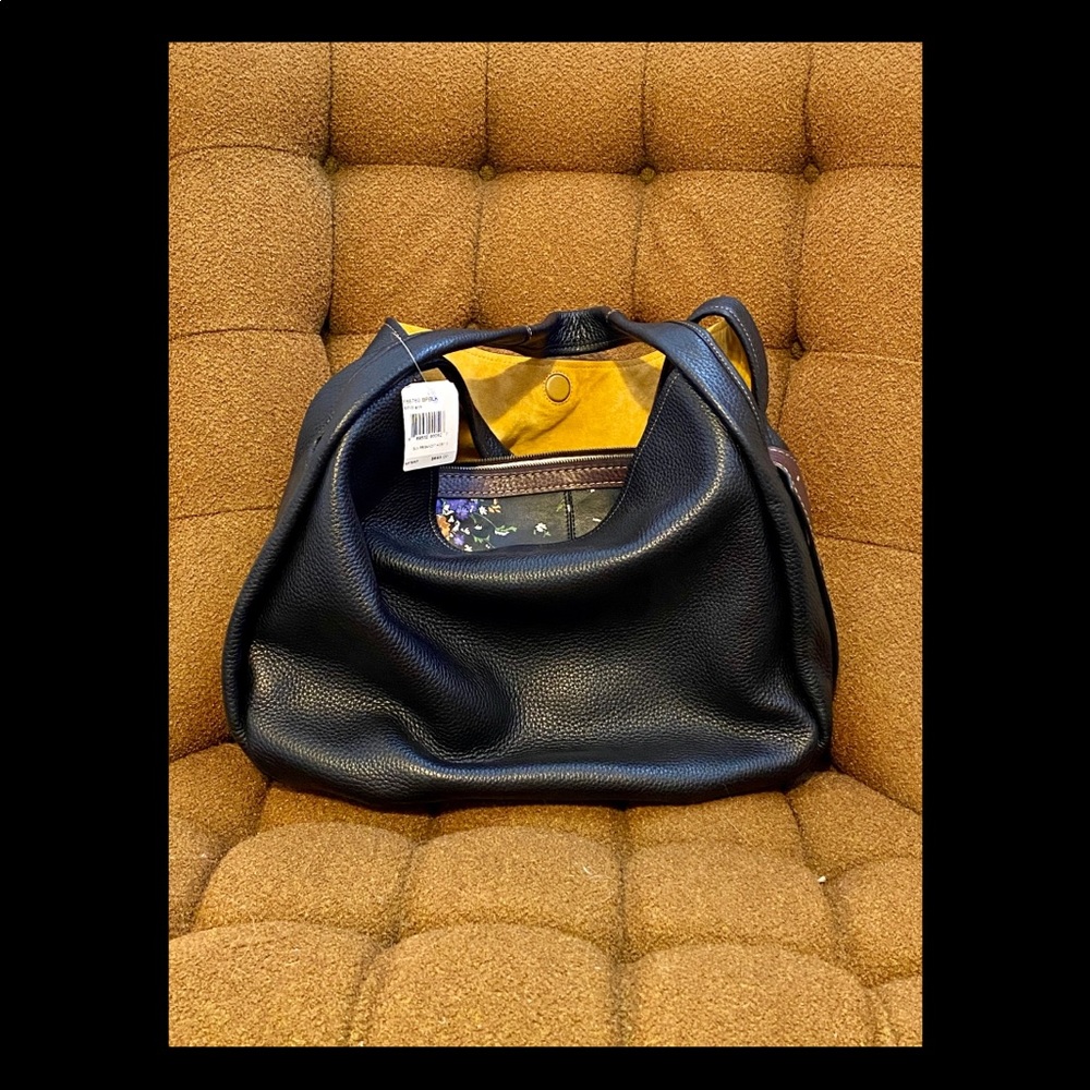 NWT Coach 1941 Black Pebble Leather Bandit 39 Hobo